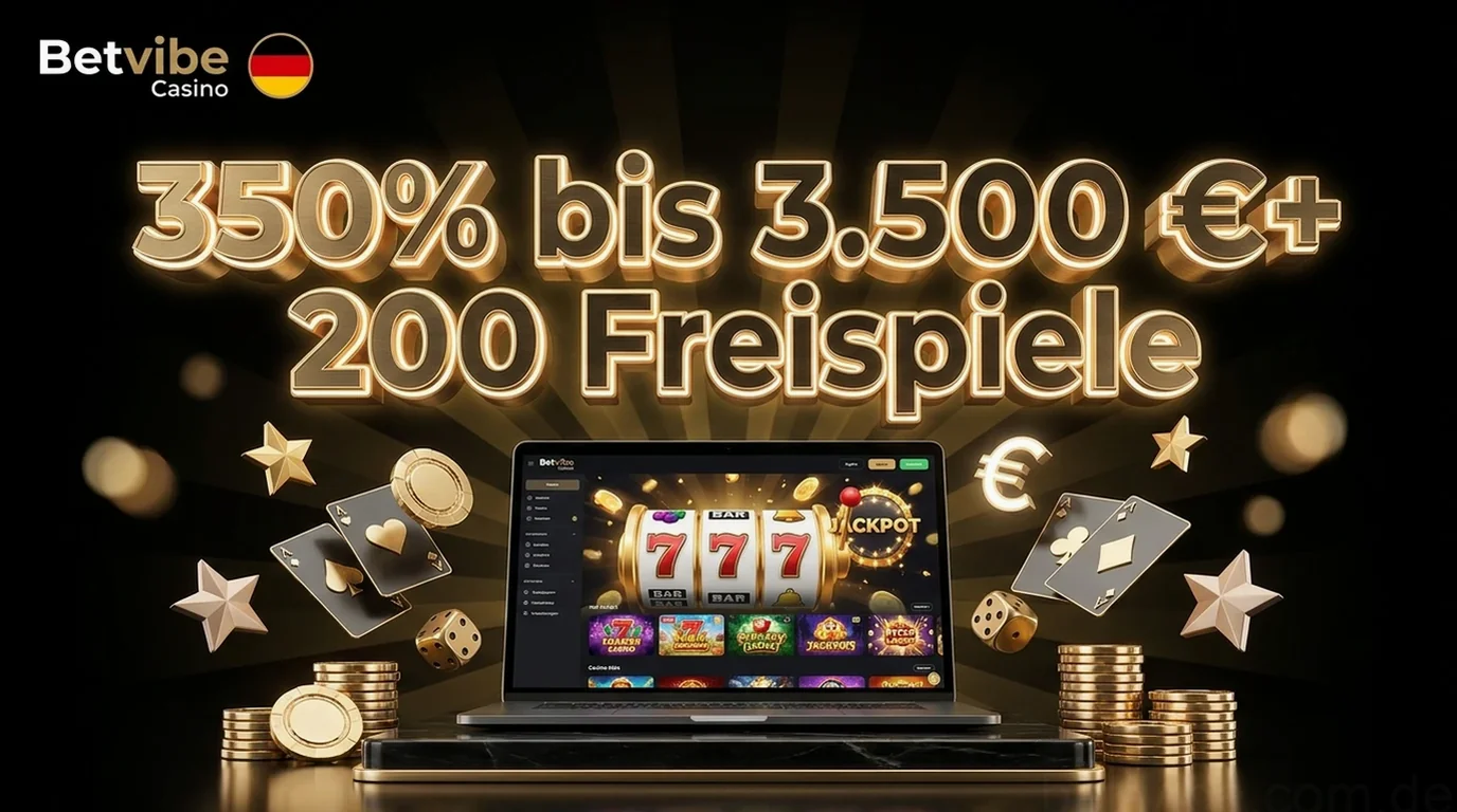 350% bis 3.500 €+ 200 Freispiele